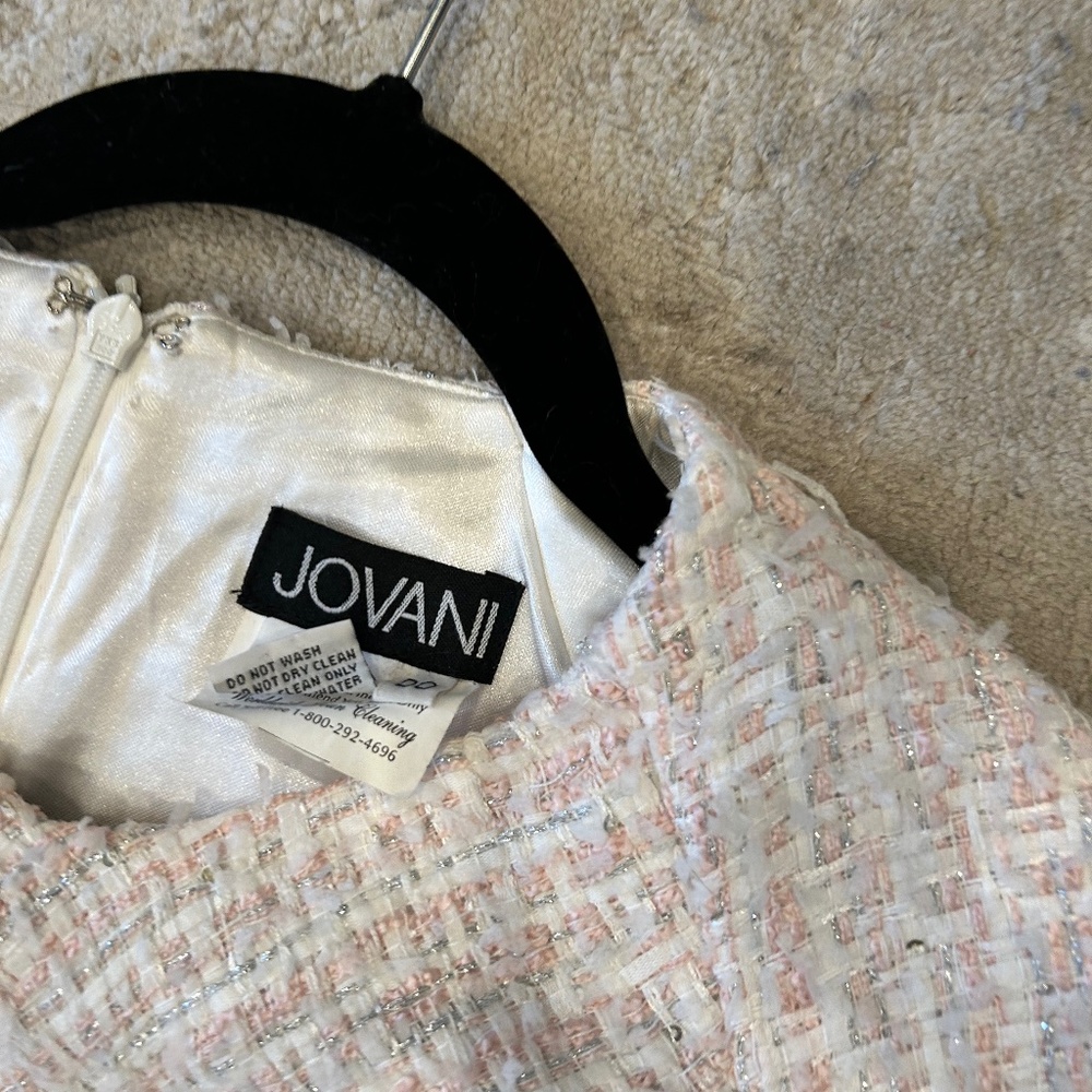 Jovani tweed mini dress size small